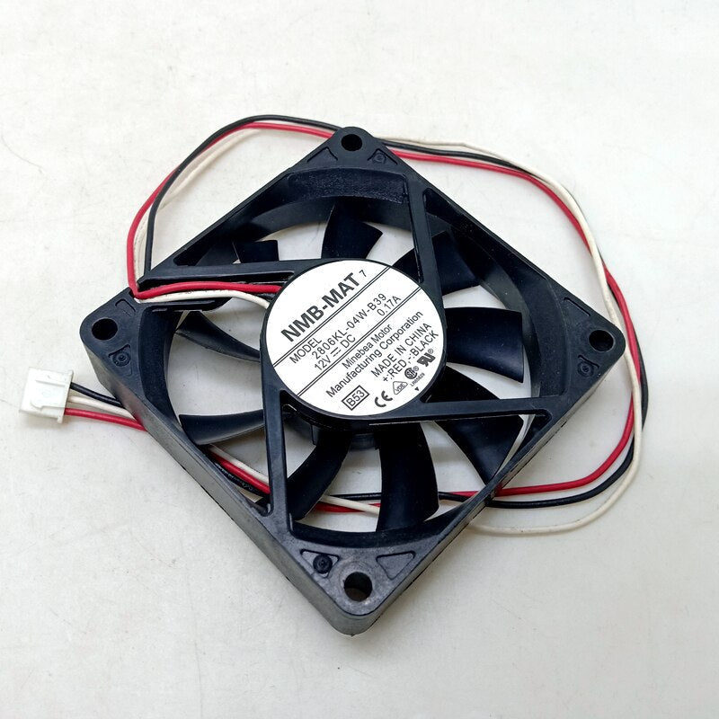 NMB 2806KL-04W-B39 70x70x15mm 12V DC 0.17A Axial Cooling Fan