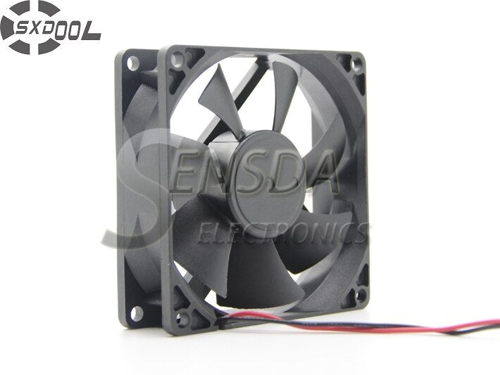 80x80x25mm 12V DC 0.18A Axial Cooling Fan