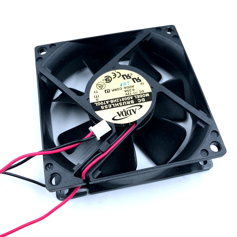 ADDA AD0812HB-A70GL 80x80x25mm 12V DC 0.25A Axial Cooling Fan