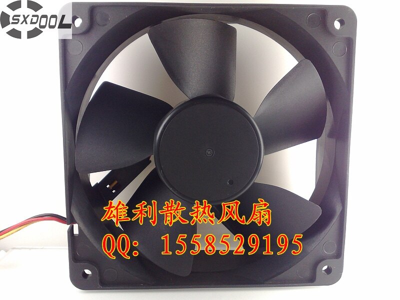 Y.S.Tech FD121238EB 12V DC 120x120x38mm Brushless Cooling Fan