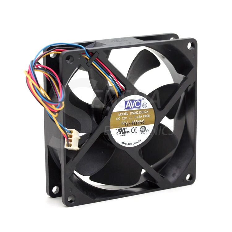 AVC DS09225B12H 92x92x25mm 12V DC 0.41A Axial Cooling Fan