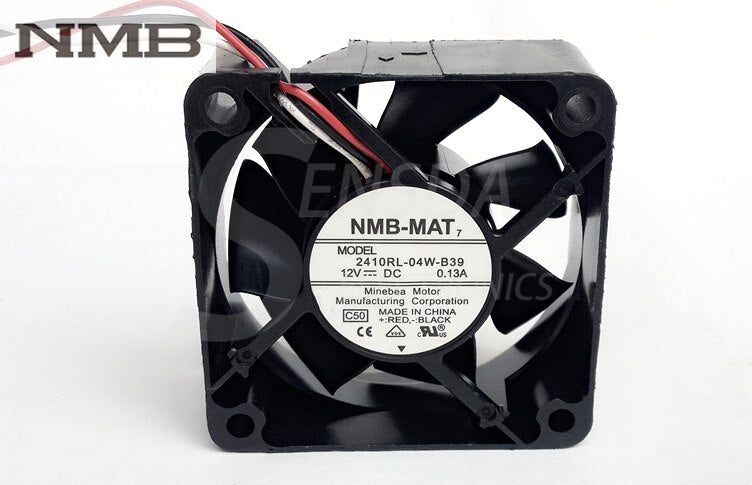 NMB 2410RL-04W-B39 24x24x10mm 12V DC 0.13A Axial Cooling Fan