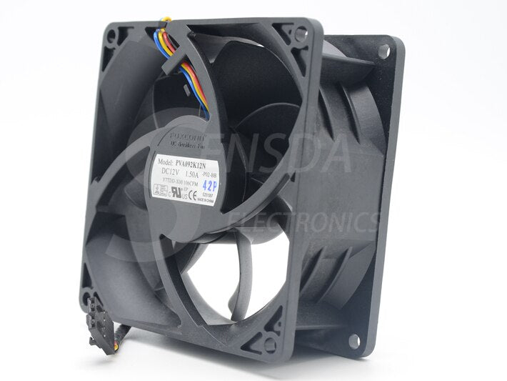 Y1F7R-AOO 92x92x38mm 12V DC 1.50A Axial Cooling Fan