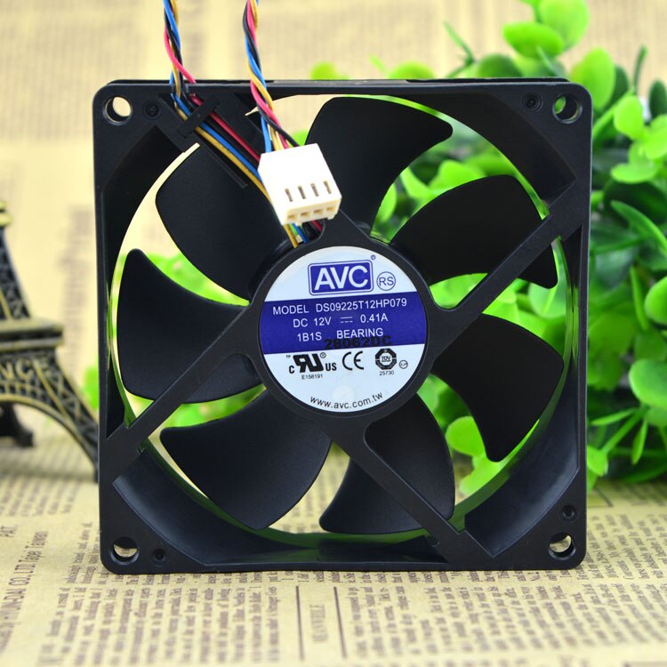 AVC DS09225T12HP079 90x90x25mm 12V DC Industrial Cooling Fan