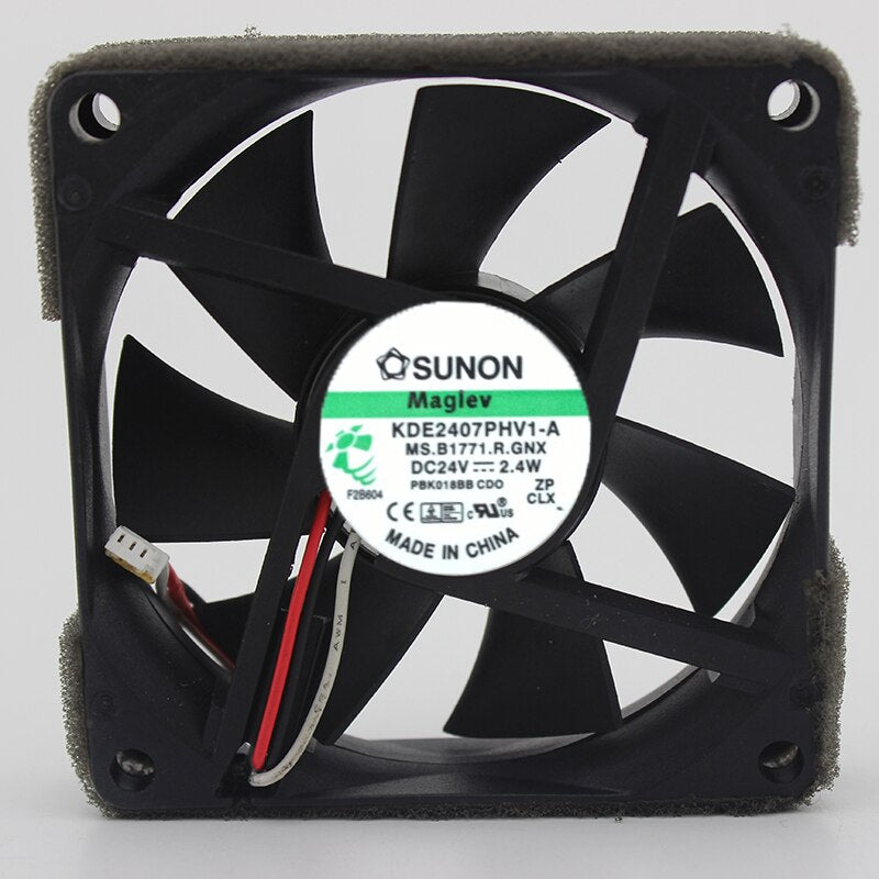 SUNON KDE2407PHV1-A 70x70x15mm 24V DC Axial Cooling Fan