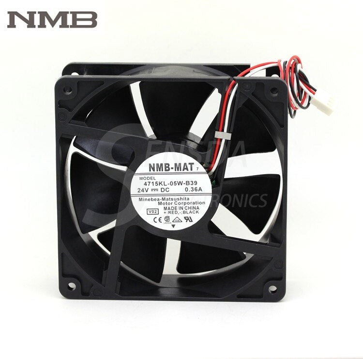 NMB 4715KL-05W-B39 120x120x38mm 24V DC 0.36A Axial Cooling Fan