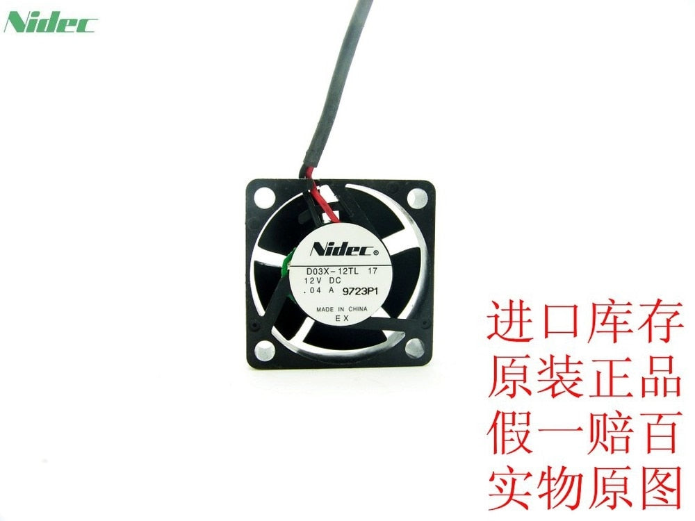 Nidec D03X-12TL 12V DC 0.04A Axial Cooling Fan
