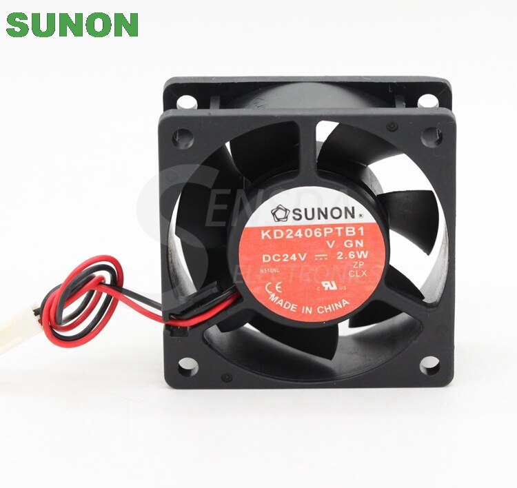 SUNON KD2406PTB1 60x60x25mm 24V DC Axial Cooling Fan