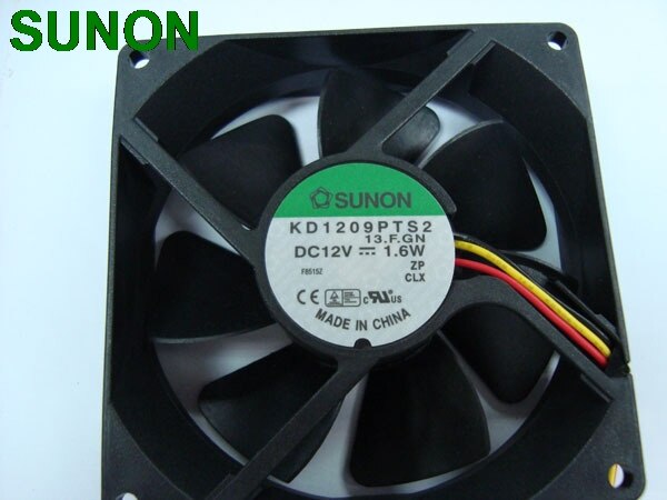 SUNON KD1209PTS2 92x92x25mm 12V DC Axial Cooling Fan