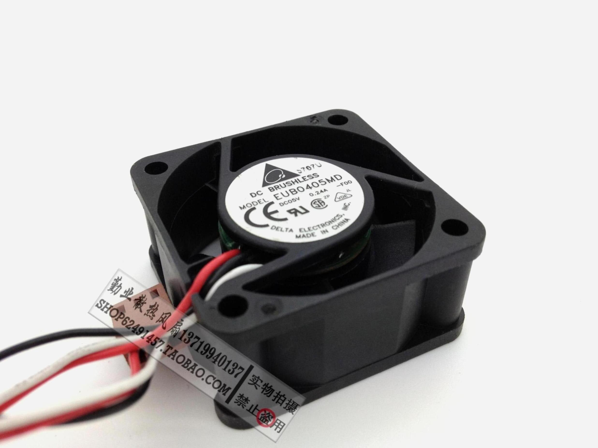 Delta EUB0405MD 40x40x20mm 5V DC 0.24A Axial Cooling Fan