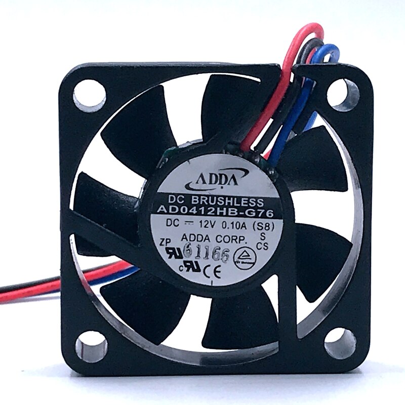 ADDA AD0412HB-G76 40x40x10mm 12V DC Industrial Cooling Fan
