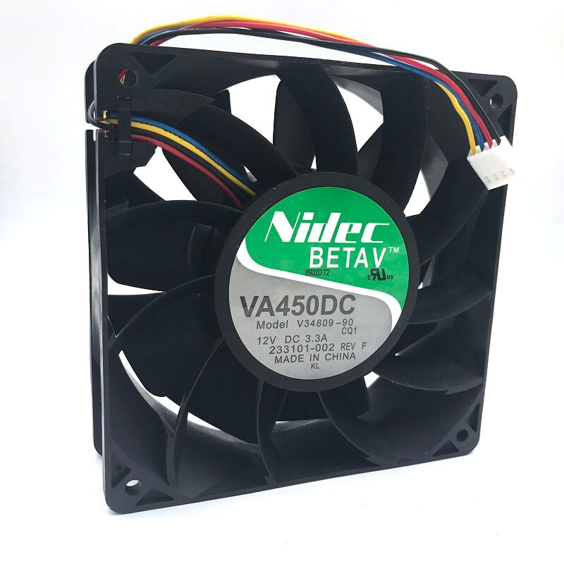 Nidec V34809-90 120x120x38mm 12V DC Axial Cooling Fan