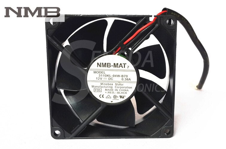 NMB 3110KL-04W-B70 31x31x10mm 12V DC 0.38A Axial Cooling Fan