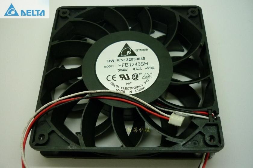 Delta FFB1248SH 120x120x25mm 48V DC 0.30A Axial Cooling Fan