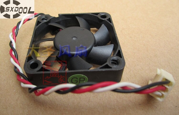 Power Logic PLA04010S12M-1 40x40x10mm 12V DC 0.08A 3-Wire DC Axial Fan