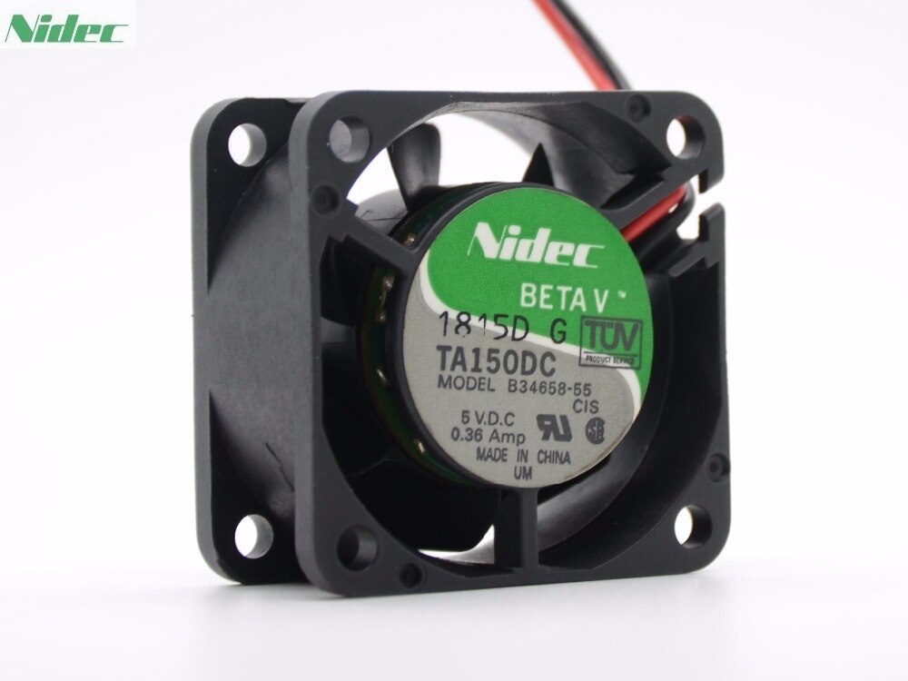 Nidec TA150DC 40x40x20mm 5V DC 0.36A Axial Cooling Fan
