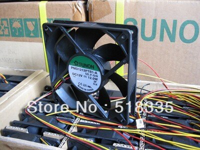 SUNON PMD1212PTB1-A 120x120x25mm 12V DC Axial Cooling Fan