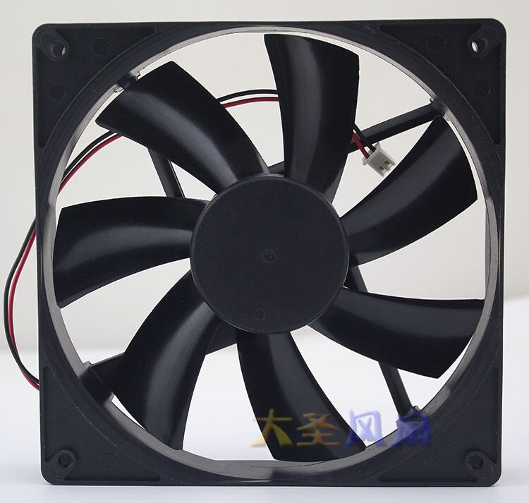 PLA13525B12HH 135x135x25mm 12V DC 1.0A Axial Cooling Fan