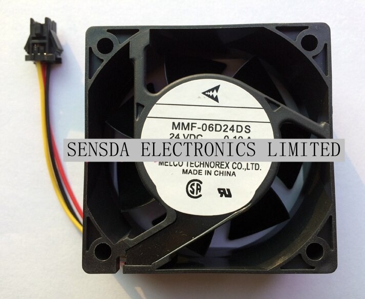 MMF-06D24DS 60x60x25mm 24V DC 0.1A Axial Cooling Fan