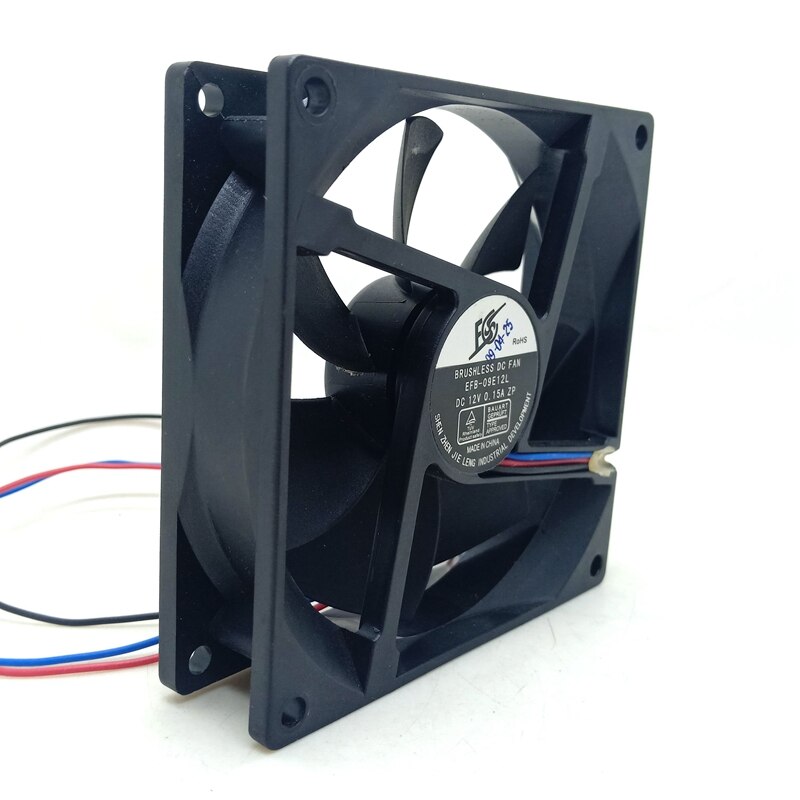 09E12L 92x92x25mm 12V DC 0.15A Axial Cooling Fan