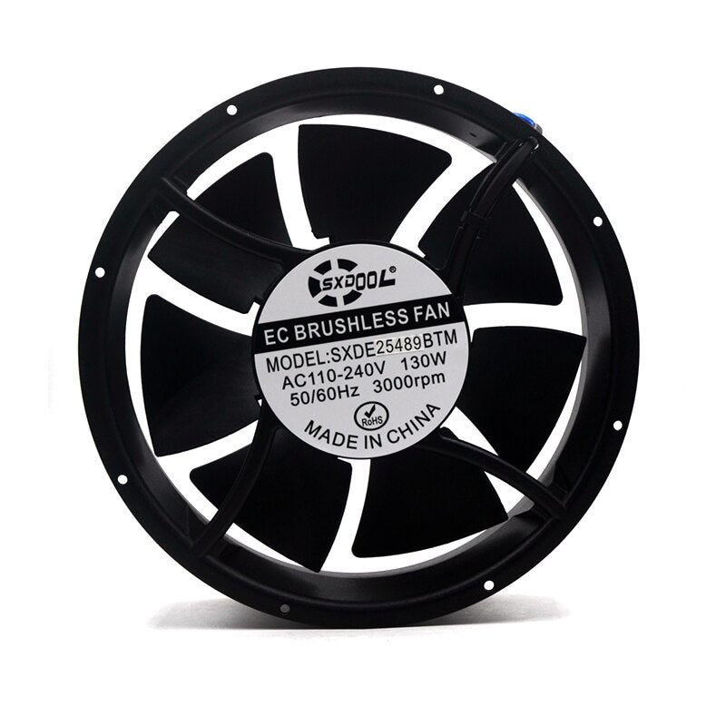 25489 25x25x48mm 110-240V AC Axial Cooling Fan