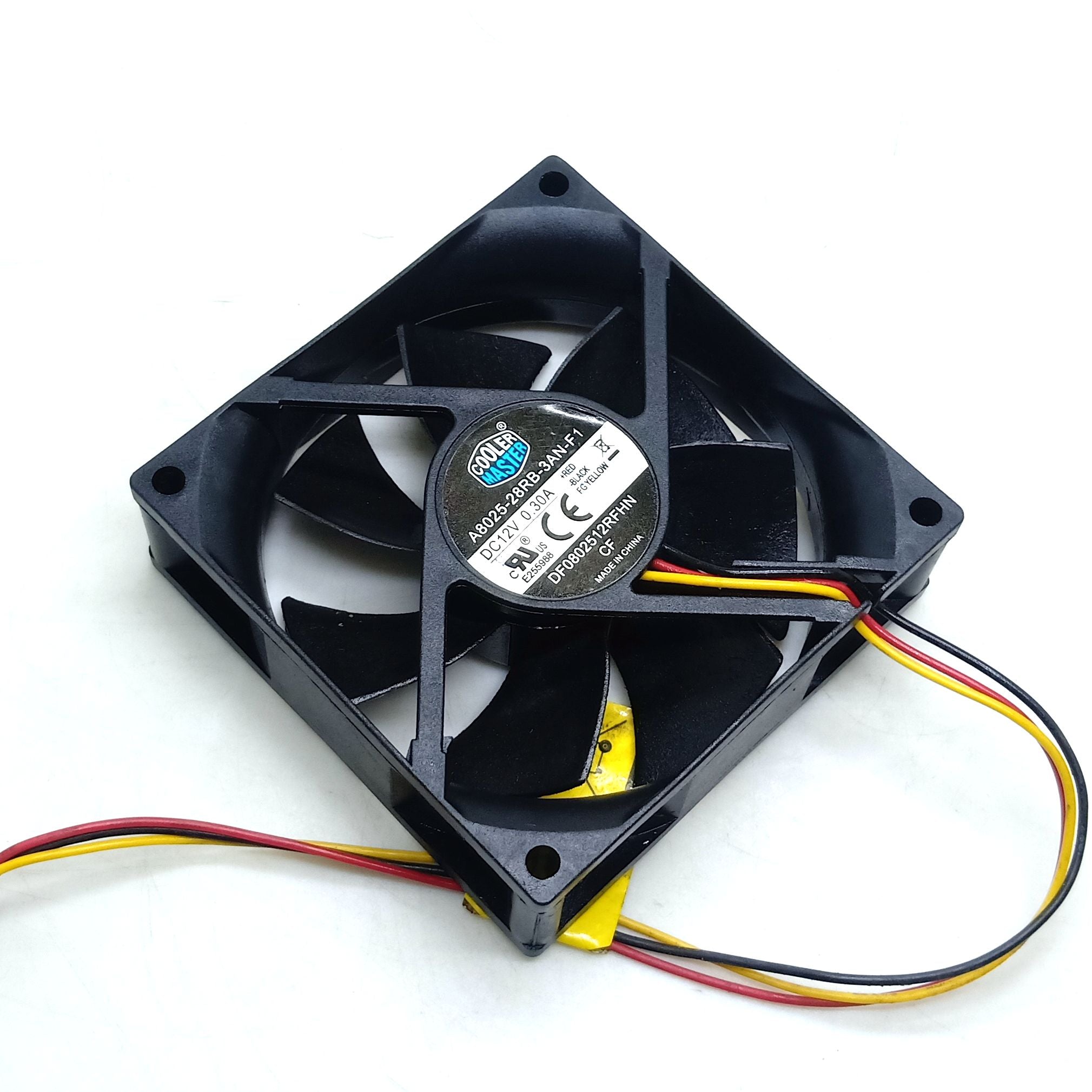 A8025-28RB-3AN-F1 80x80x25mm 12V DC 3-Wire Axial Cooling Fan