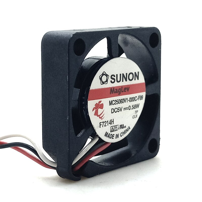 SUNON mc25060v1-000c-f99 25x25x6mm 5V DC Axial Cooling Fan