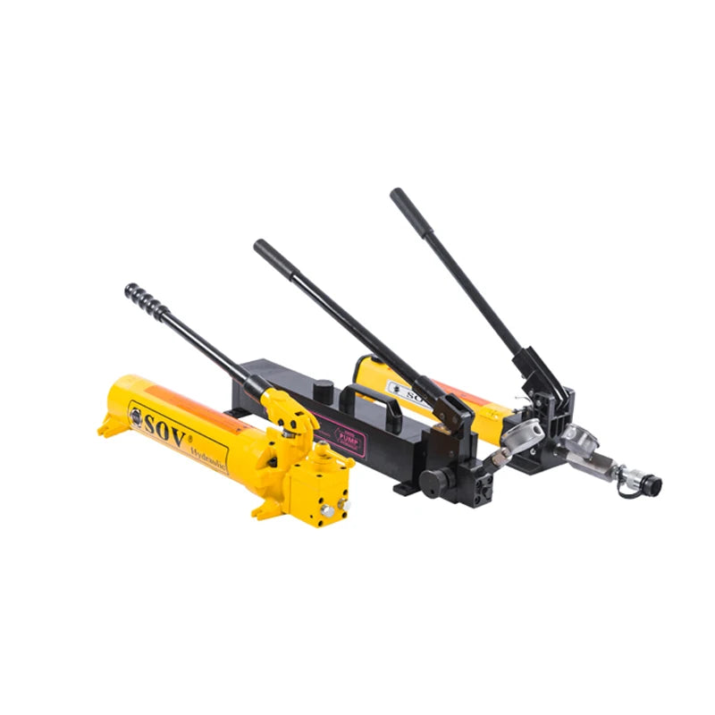 Portable 2-Speed 700Bar Hydraulic Hand Pump Customizable Single Action for Machining Applications