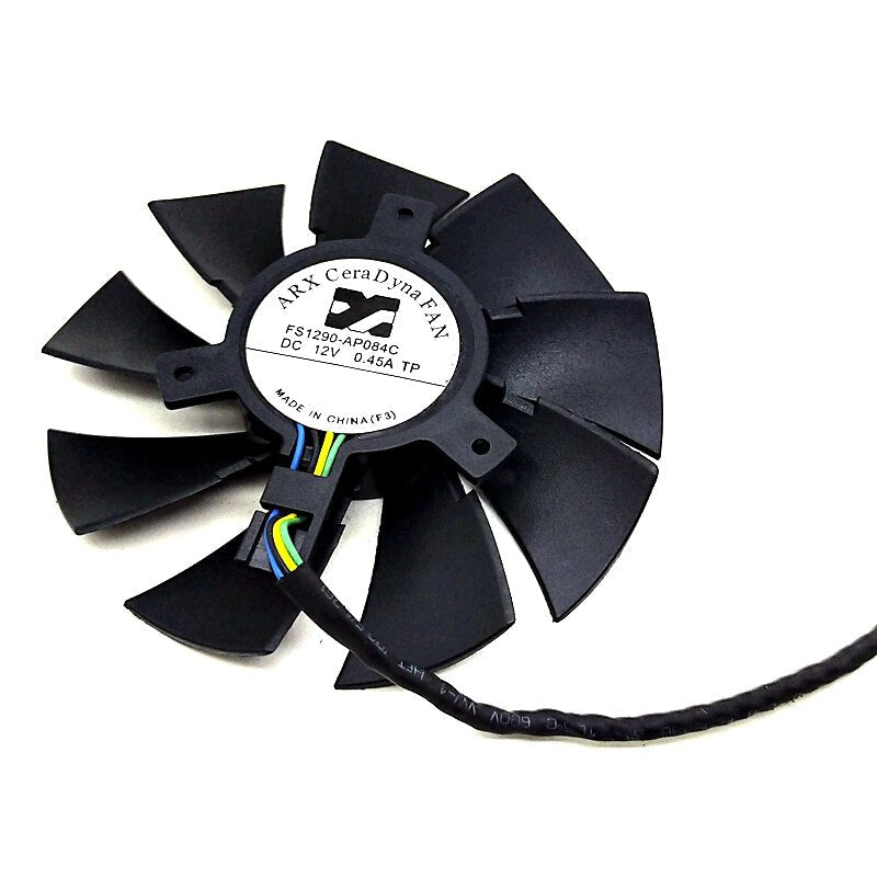 FS1290-AP084C 77x77x50mm 12V DC 4-Wire Axial Cooling Fan