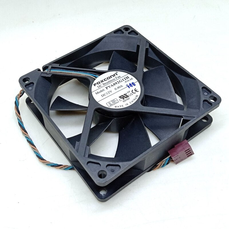 Foxconn PVA092G12H 92x92x25mm 12V DC 0.4A Axial Cooling Fan