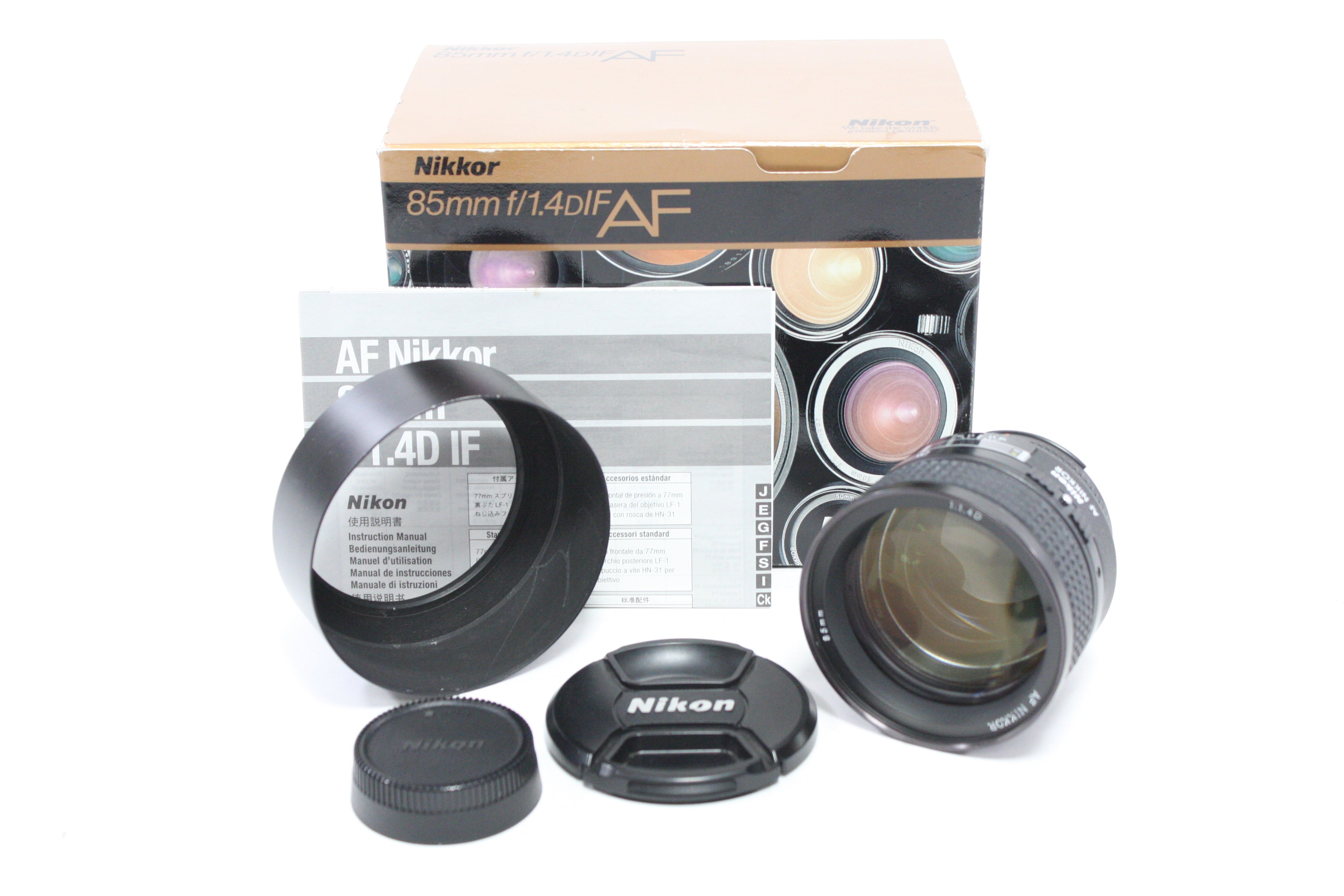 Nikon 85mm f/1.4 D IF AF Nikkor Lens for Nikon F Mount