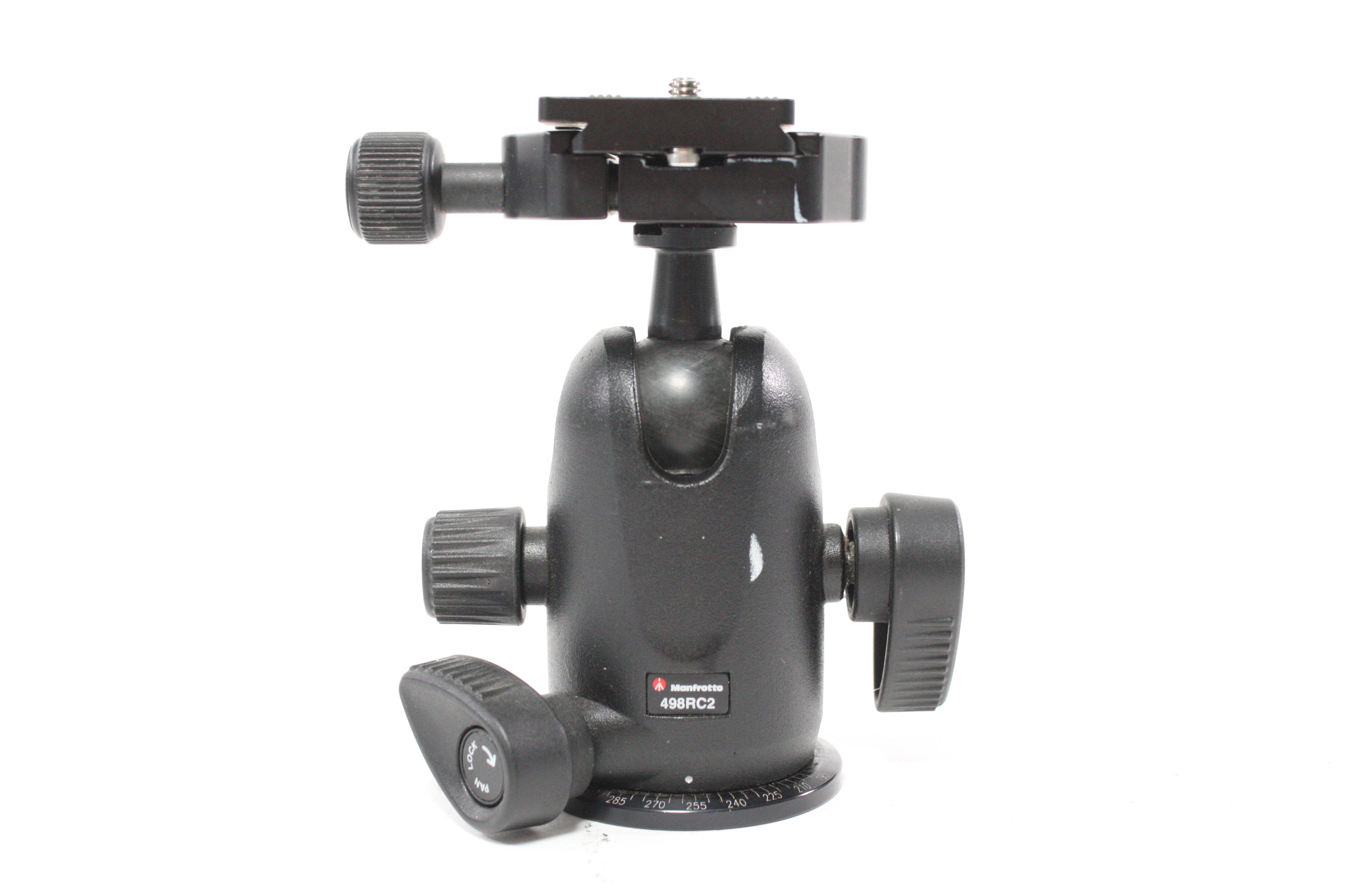 Manfrotto 498RC2 Midi Ball Head with Kirk Enterprises Arca Swiss Receiver