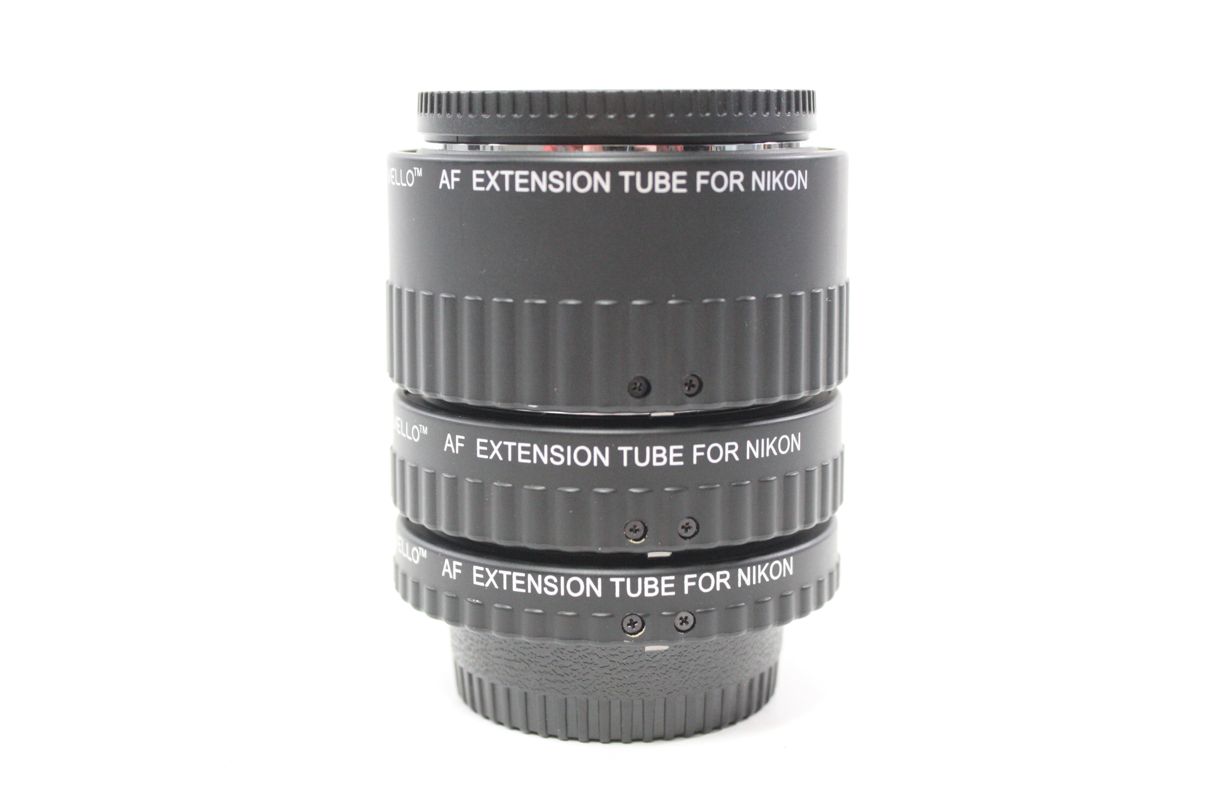 Vello Auto Focus Extension Tube Set for Nikon F Mount 12mm, 20mm, and 36mm