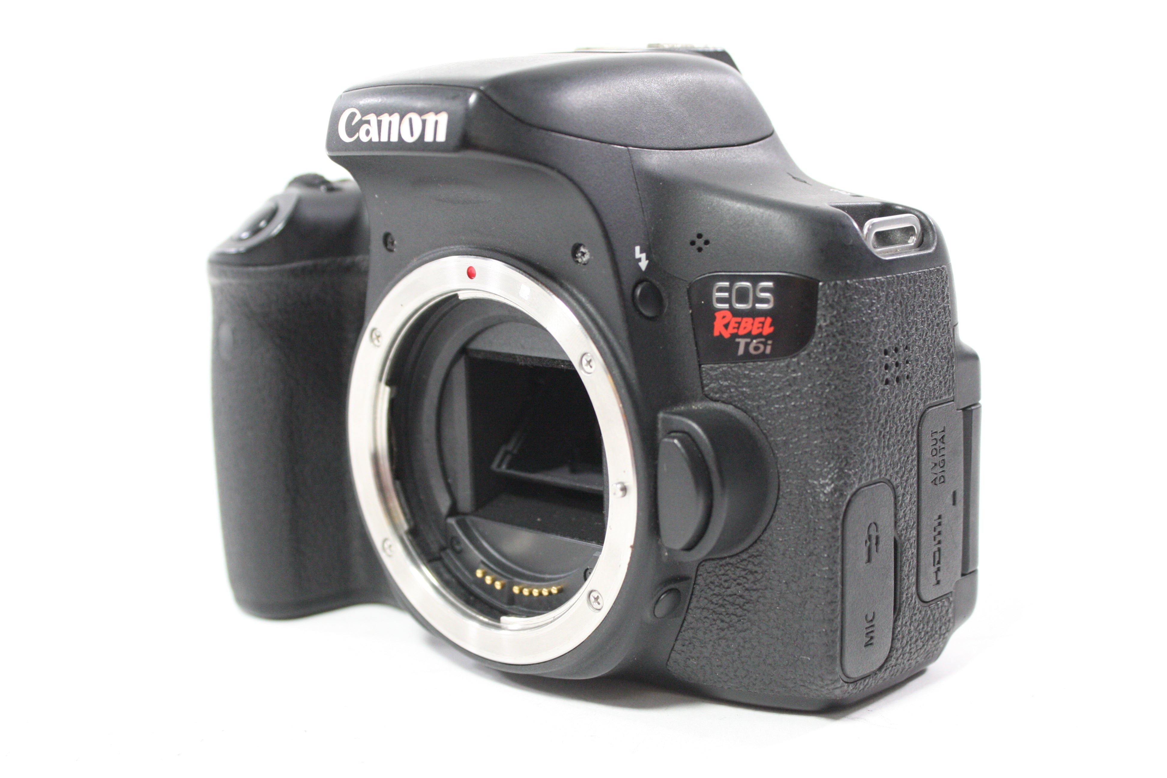 Canon EOS Rebel T6i DSLR Camera with 18-55mm f/3.5-5.6 II EF-S Lens with Shutter Count 47,724
