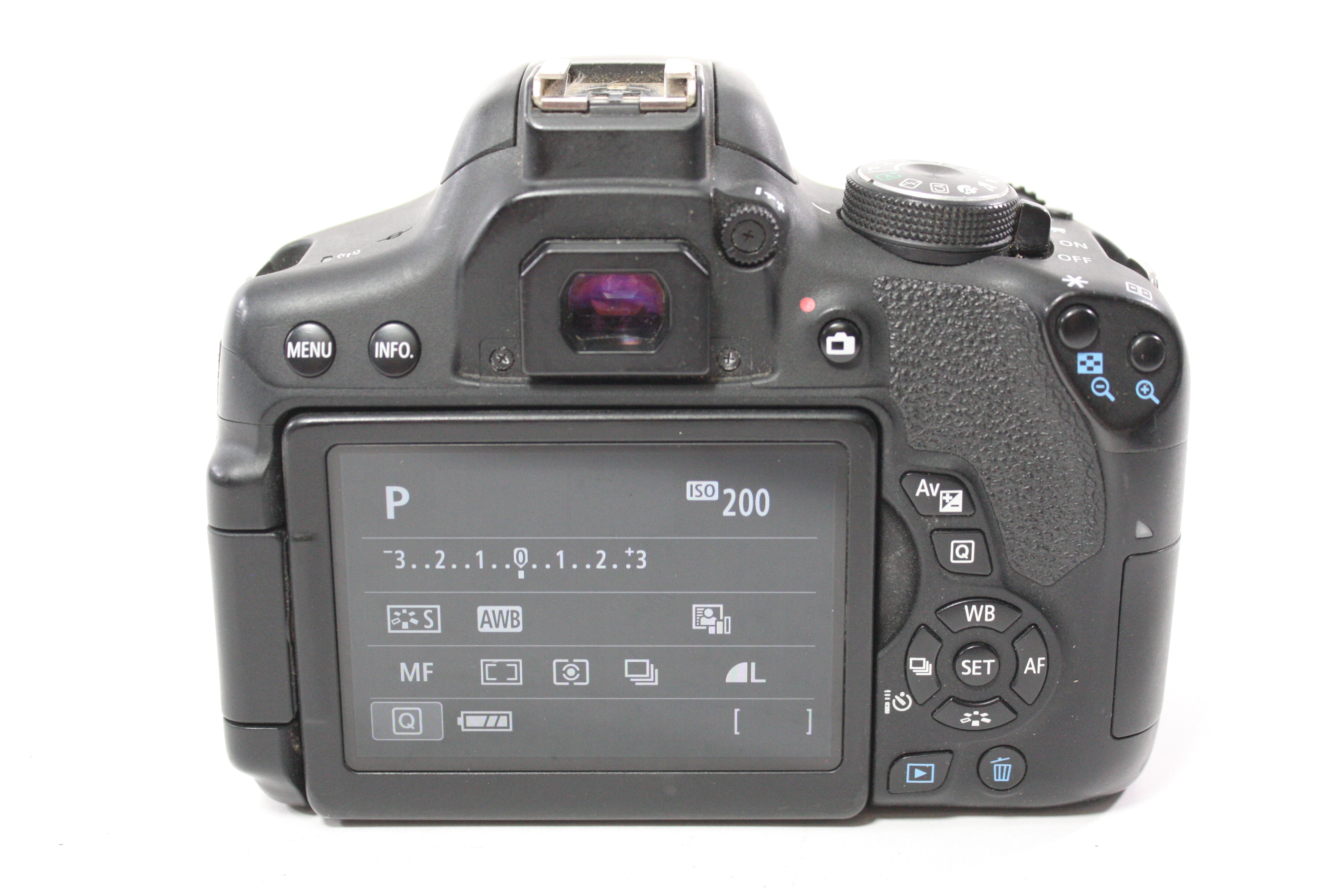 Canon EOS Rebel T6i DSLR Camera with 18-55mm f/3.5-5.6 II EF-S Lens with Shutter Count 47,724