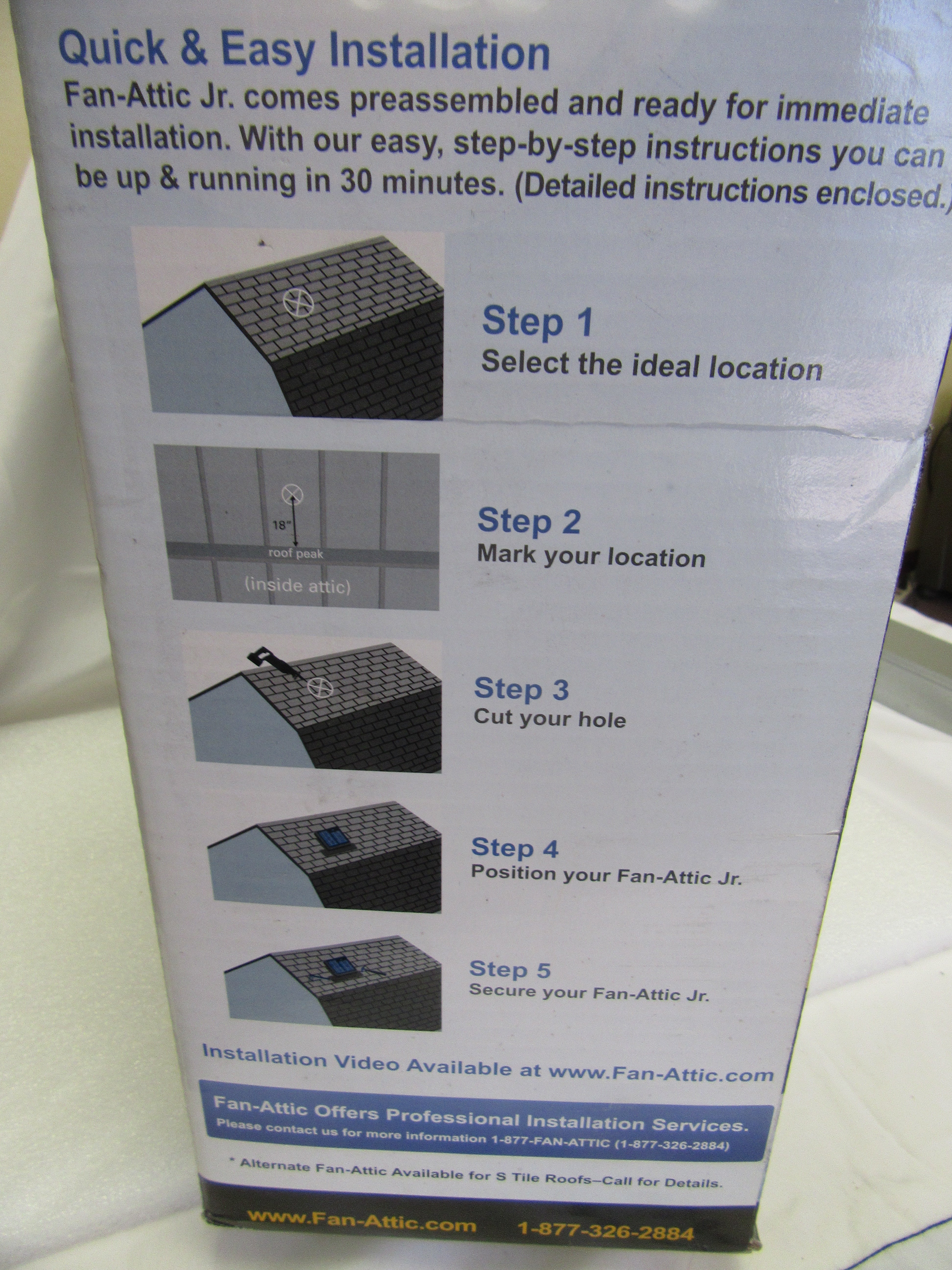 Fan Attic Jr. Solar Vent - Solar Panel Detail | Alo Tech Solutions
