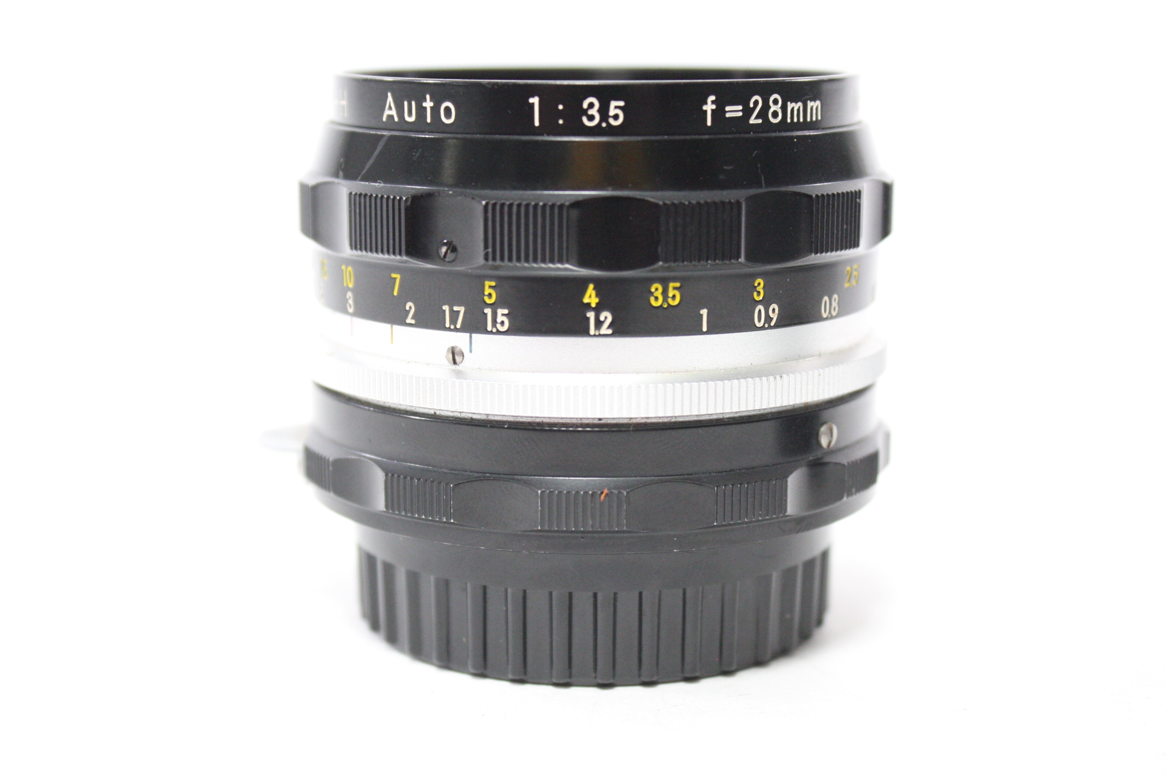 Nikon 28mm f/3.5 Nikkor-H Auto Non AI Lens for F Mount