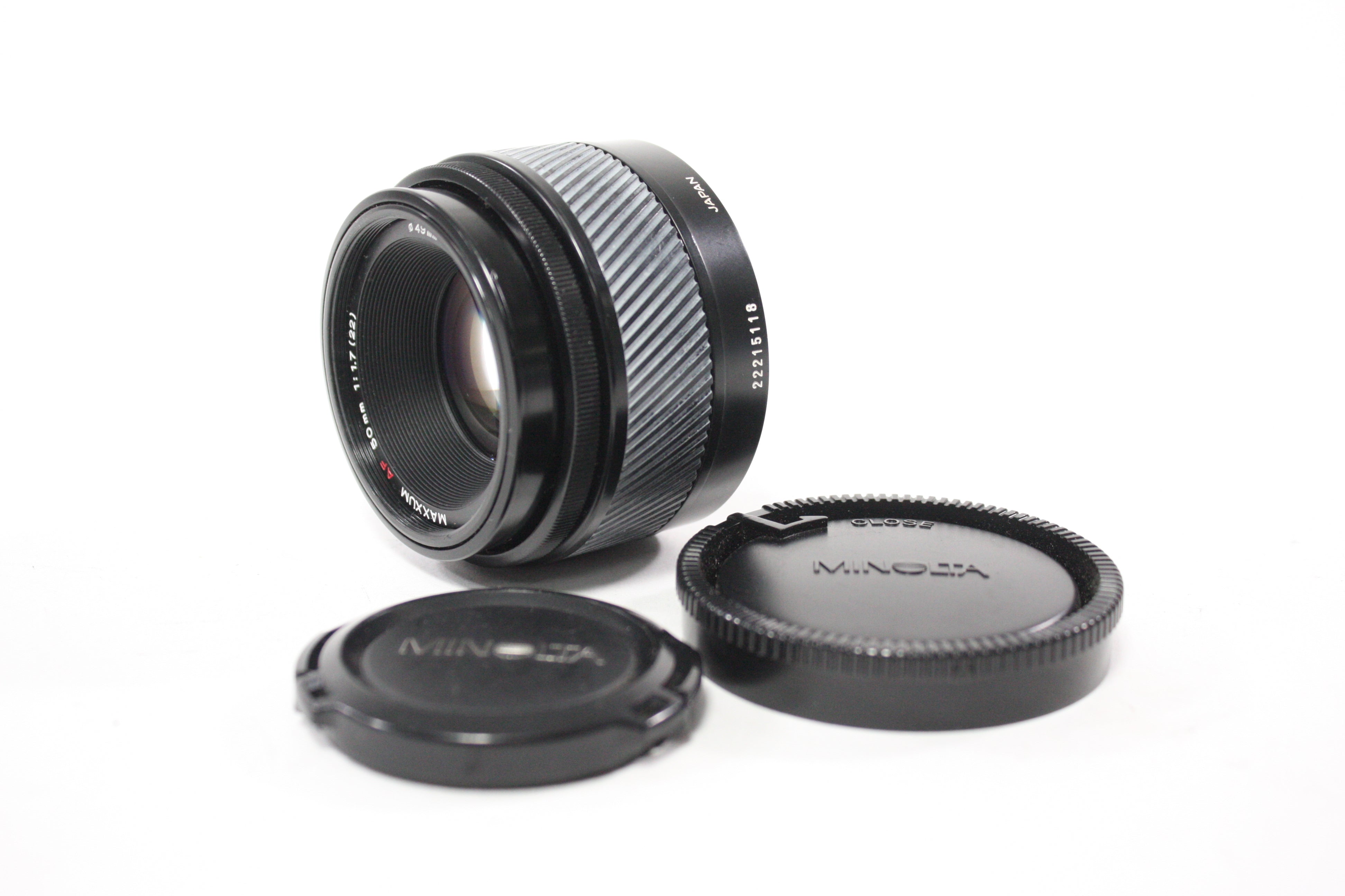 Minolta 50mm f/1.7 Maxxum AF Lens for A Mount