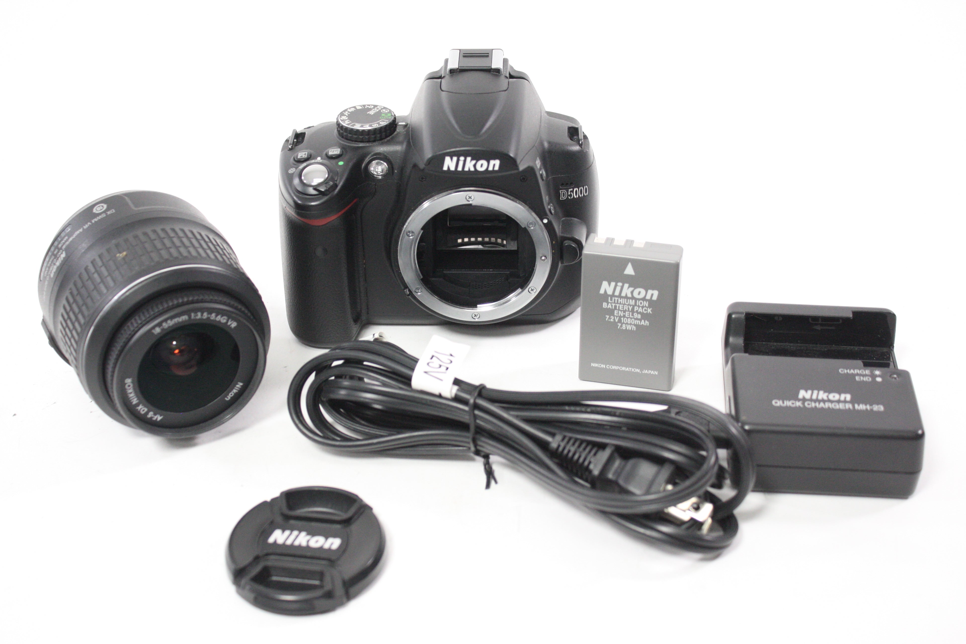 Nikon D5000 DSLR Camera with Nikon 18-55mm f/3.5-5.6G DX VR Lens with Shutter Count 5,107
