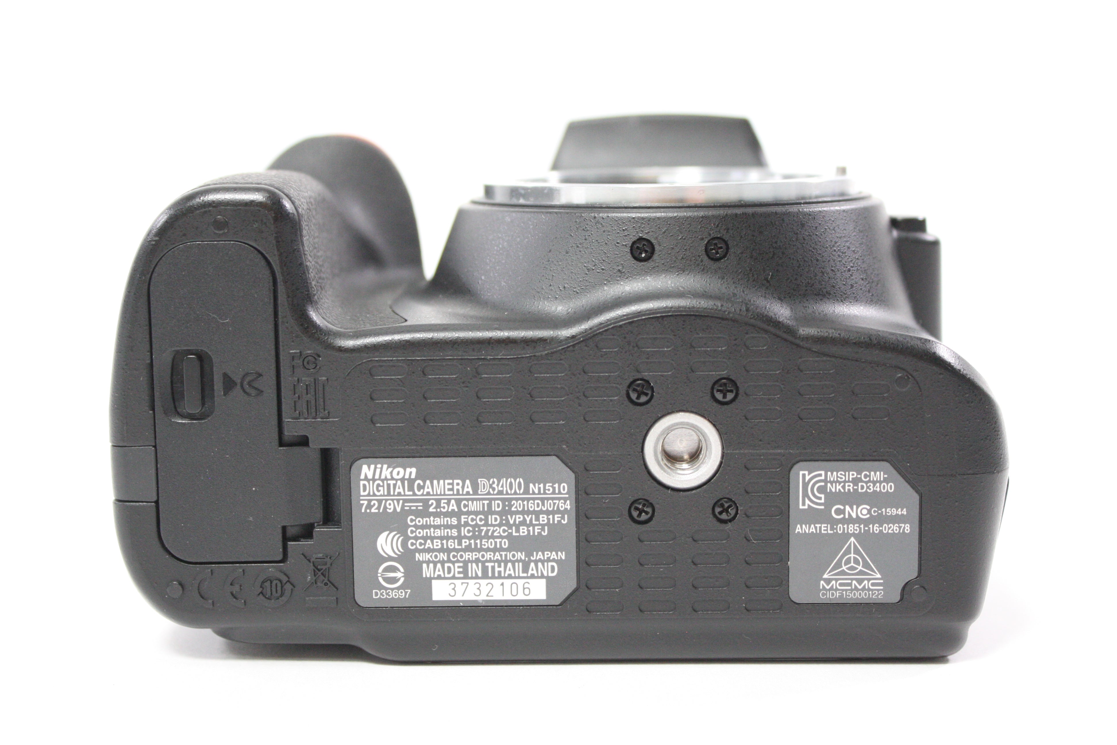 Nikon D3400 DSLR Camera with 18-55mm f/3.5-5.6 G DX VR AF-P Lens with Shutter Count 3,187