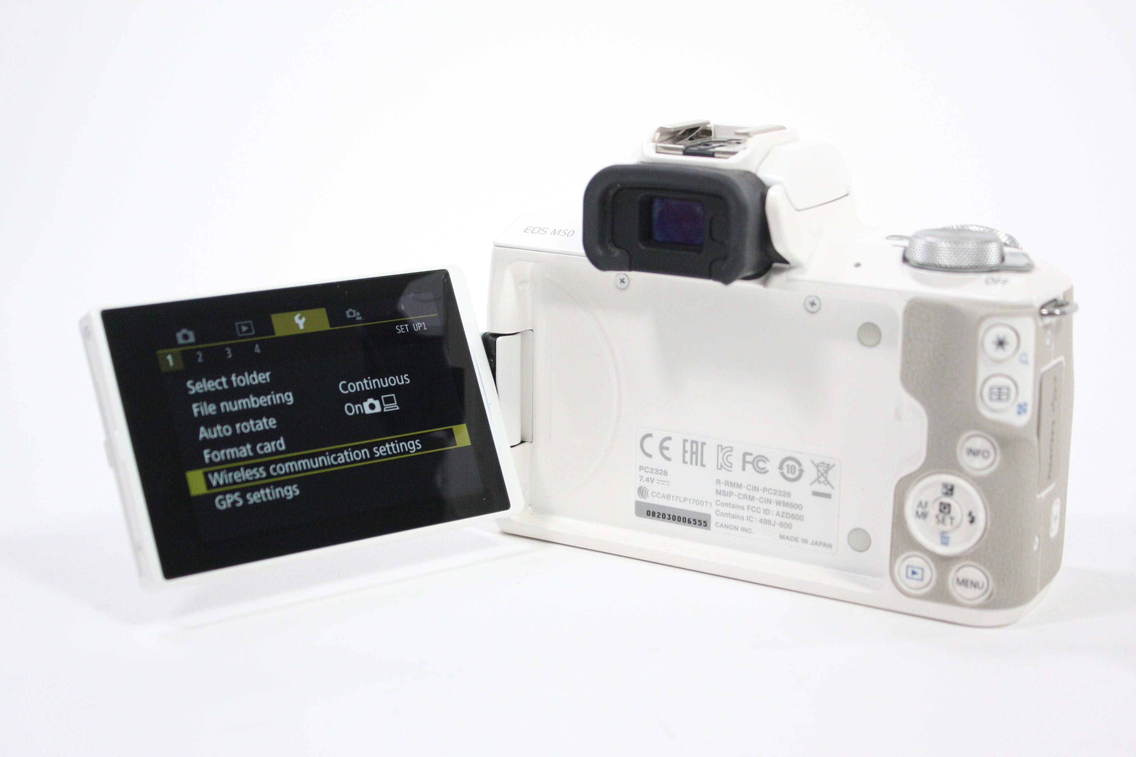 Canon EOS M50 Digital Mirrorless Camera Body with Shutter Count 5,000 AS-IS