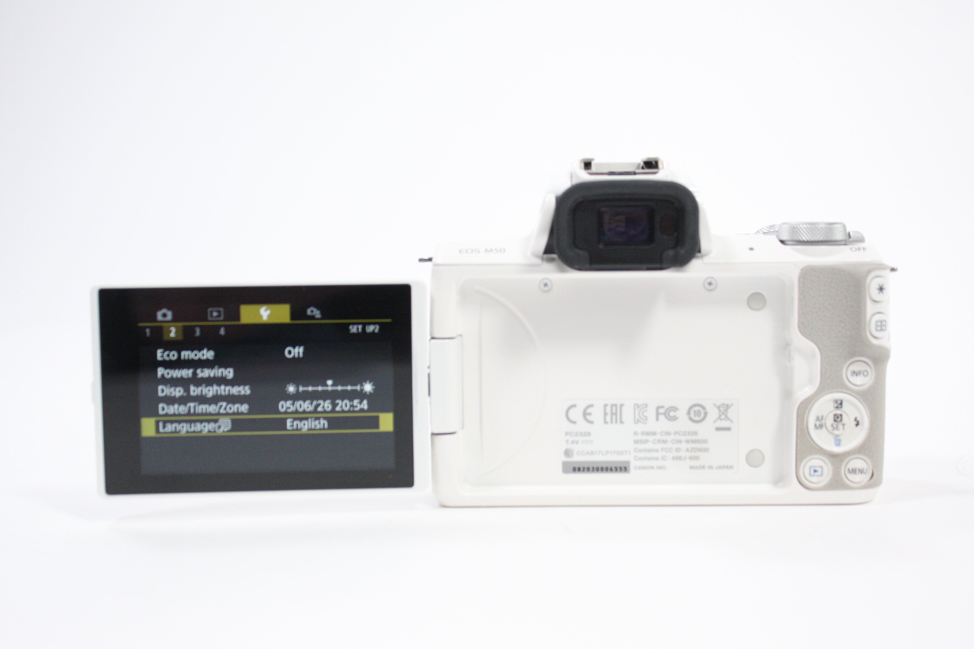 Canon EOS M50 Digital Mirrorless Camera Body with Shutter Count 5,000 AS-IS