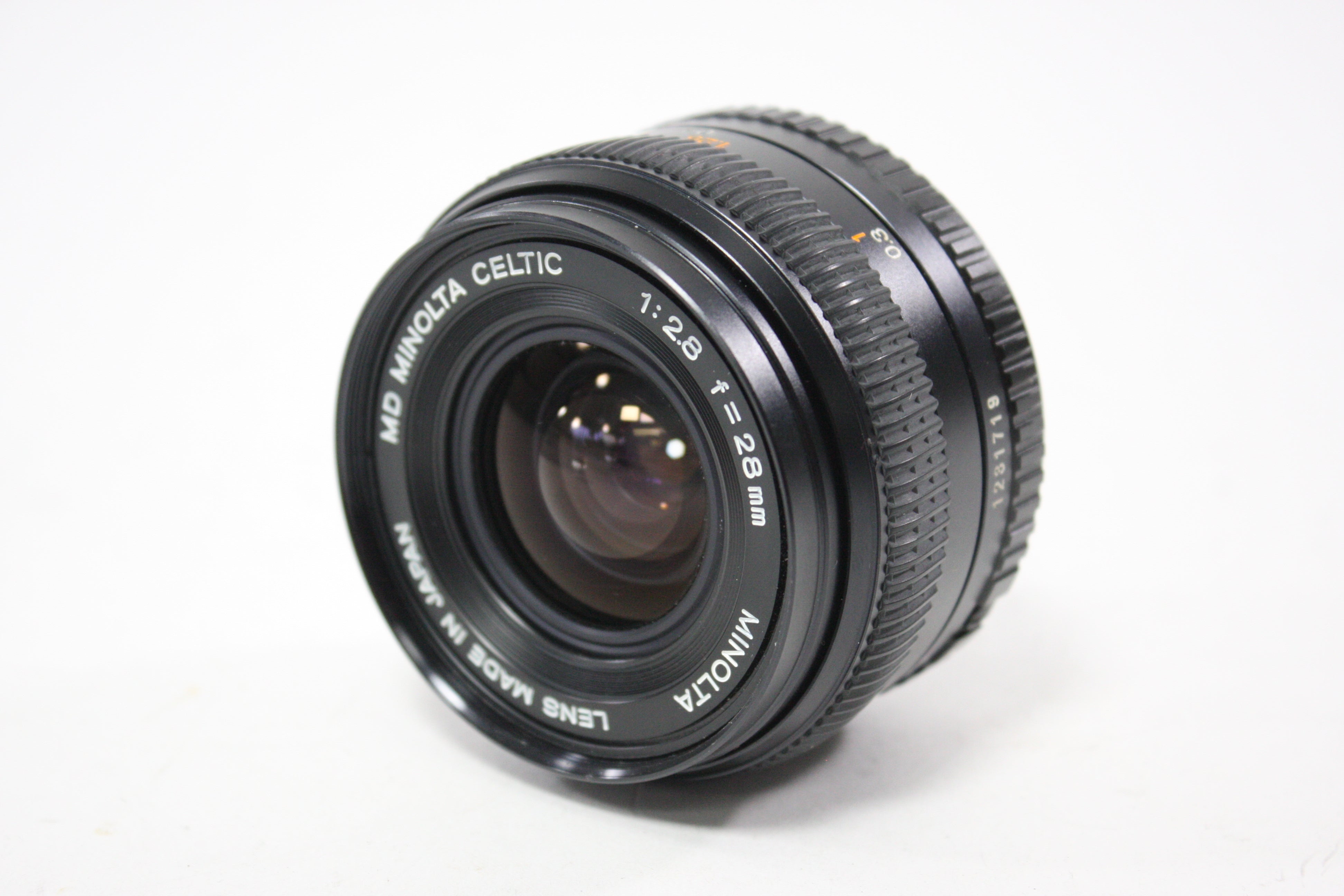 Minolta 28m m f/2.8 Celtic Lens for Minolta MD Mount