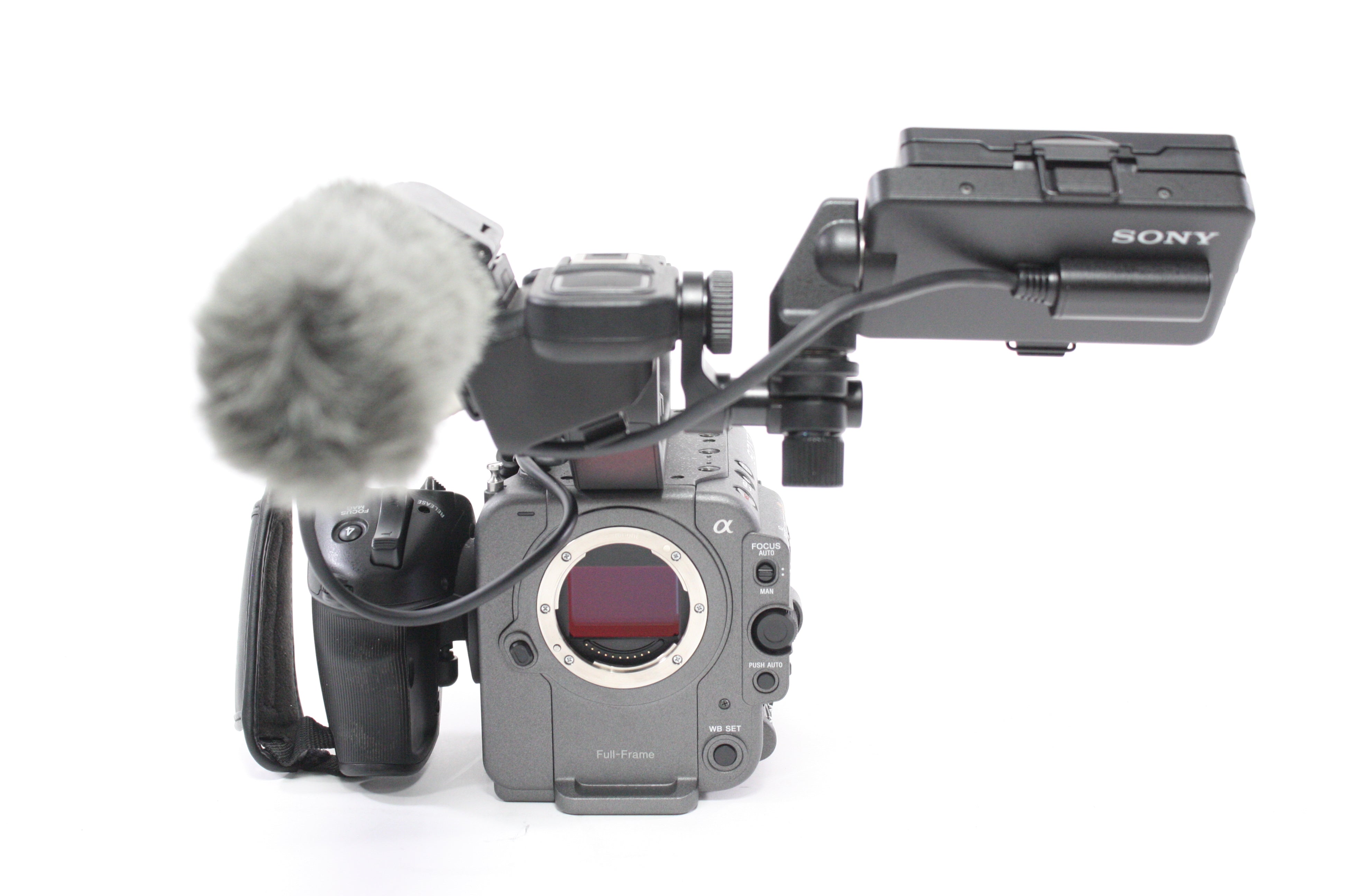 Sony FX6 Cinema Camera with Grip, Monitor and ECM-VG1 Mic with 34 Hours