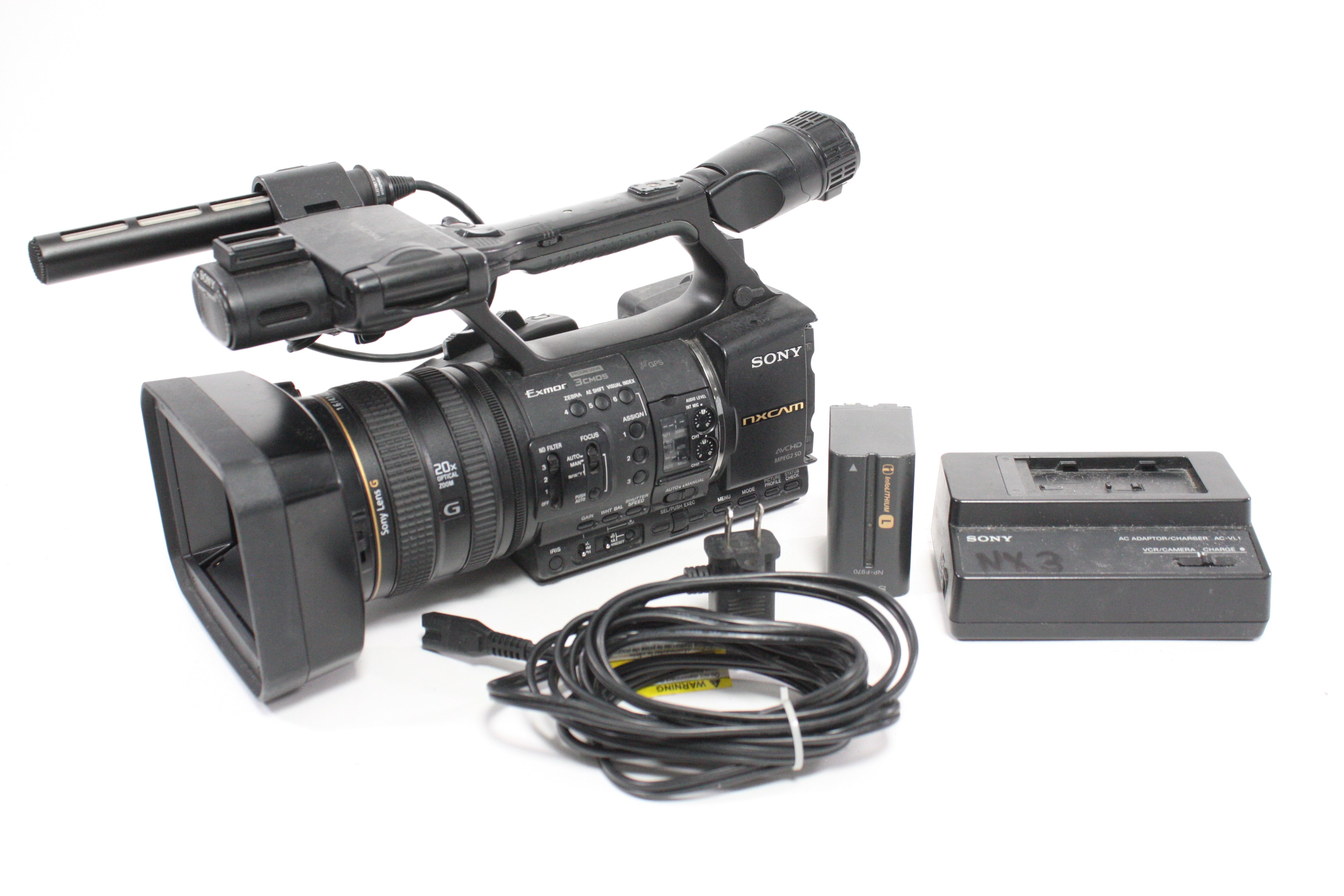 Sony HXR-NX5U NXCAM Professional Camcorder with 1,120 Hours