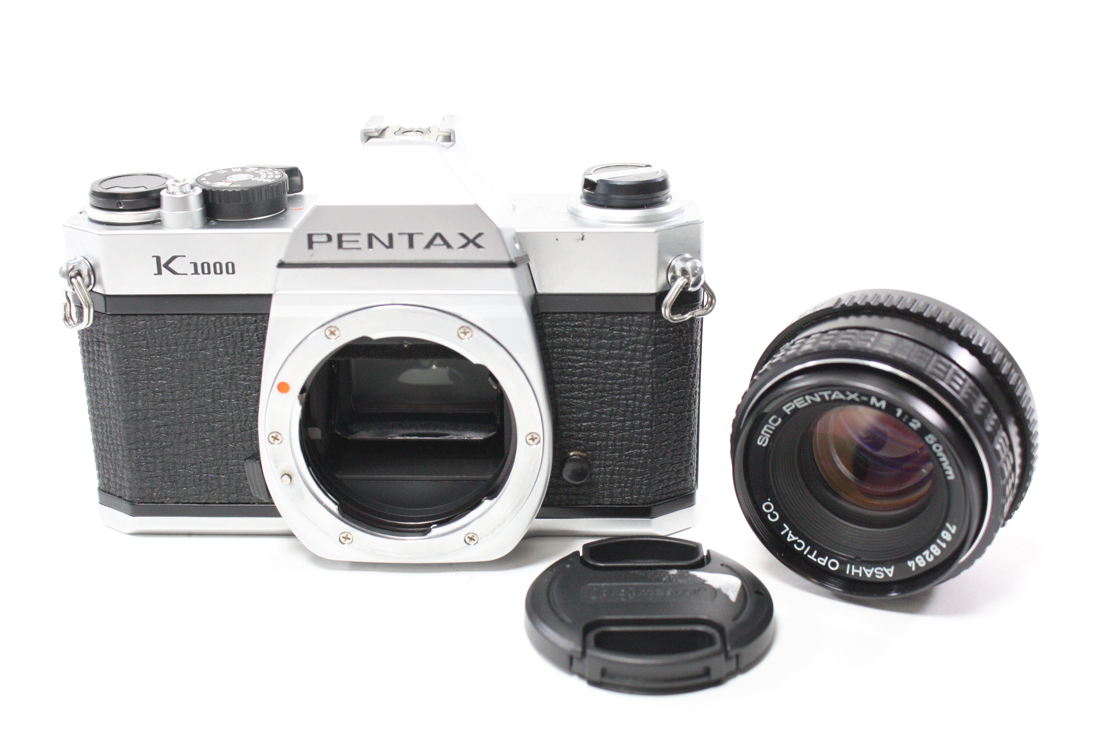Pentax K1000 35mm SLR Camera with 50mm f/2 SMC Pentax-M Lens