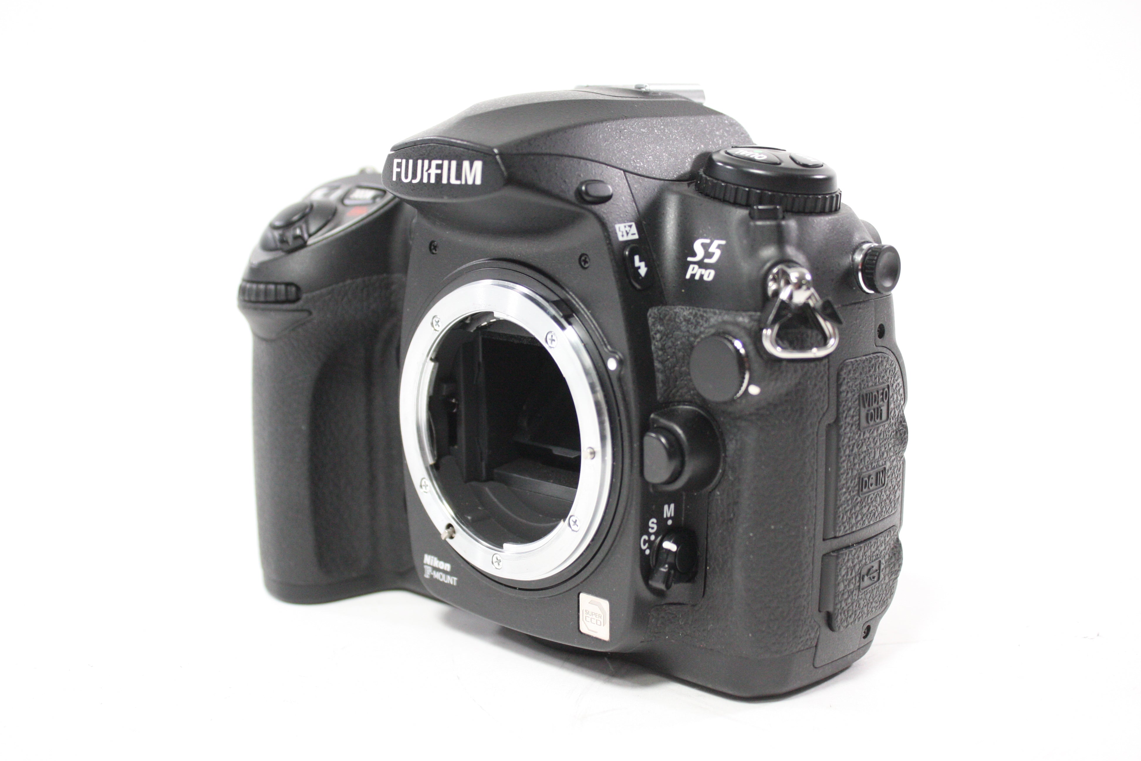 Fujifilm S5 Pro DSLR Camera Body with Nikon MB-D200 Battery Grip with Shutter Count 26,400
