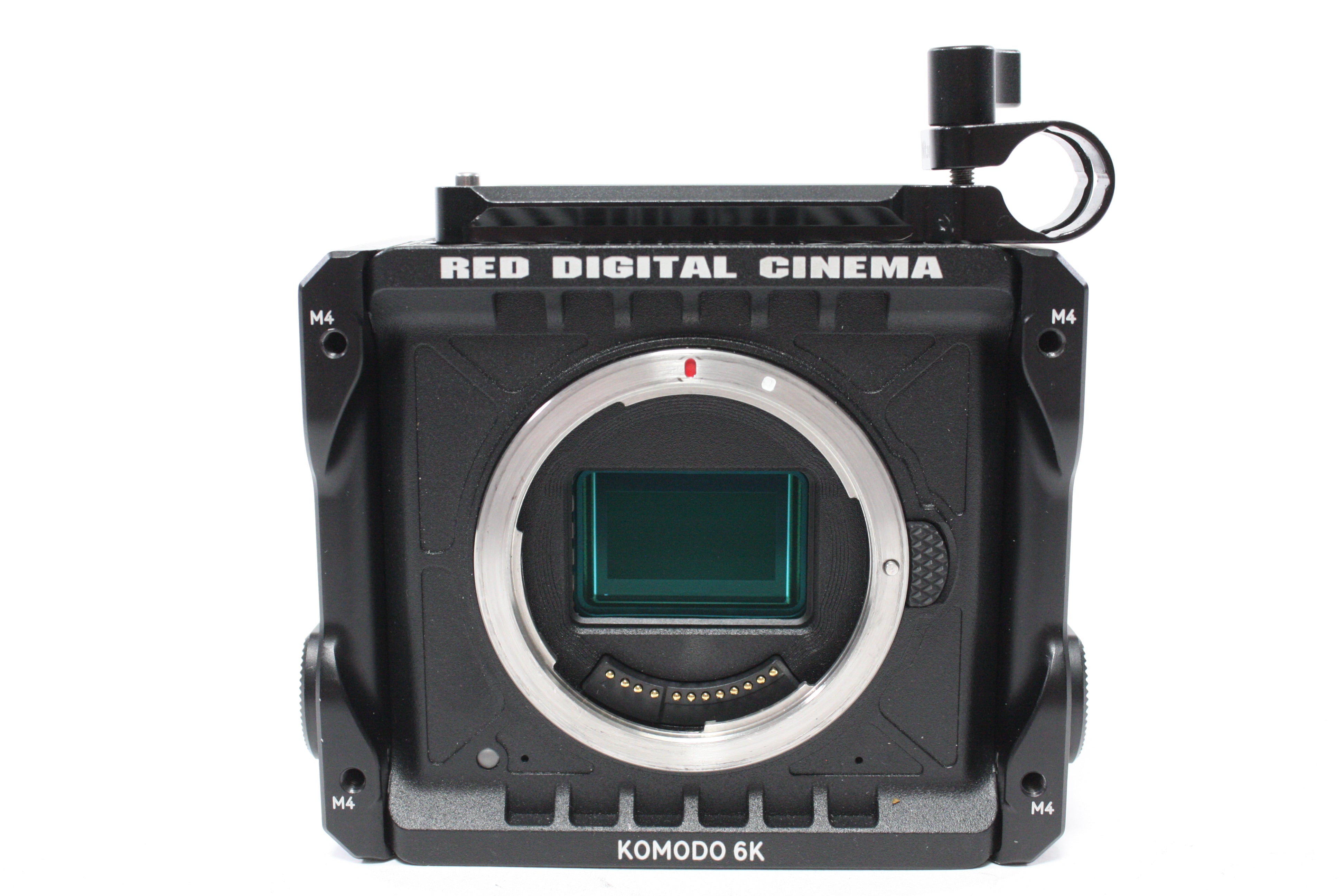 Red Komodo 6K Digital Cinema Camera with 64.9 Hours with GDU Quantum Baseplate and Apache 5800 Case