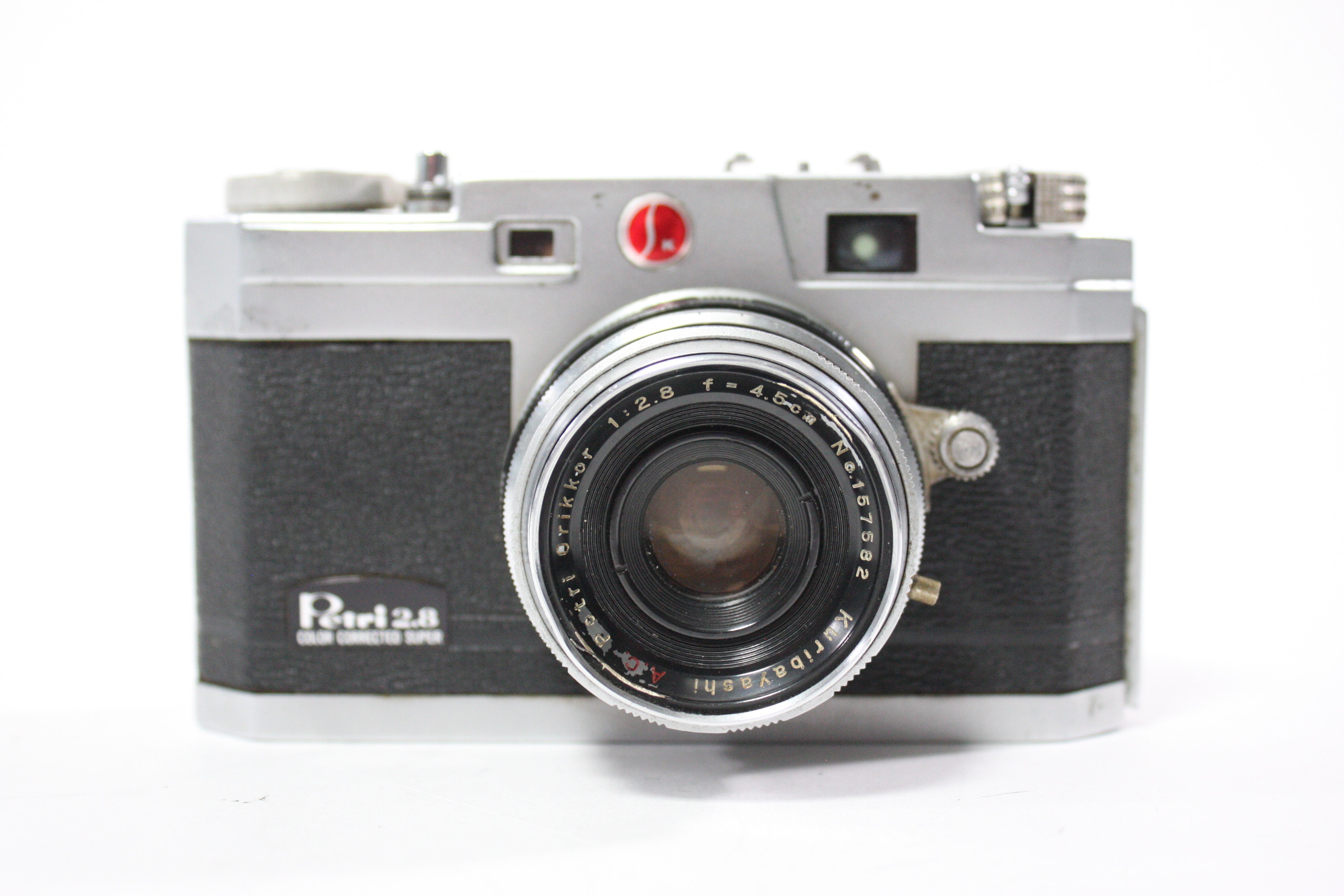 Petri 2.8 Color Corrected Super 35mm Rangefinder Camera (Parts Only)