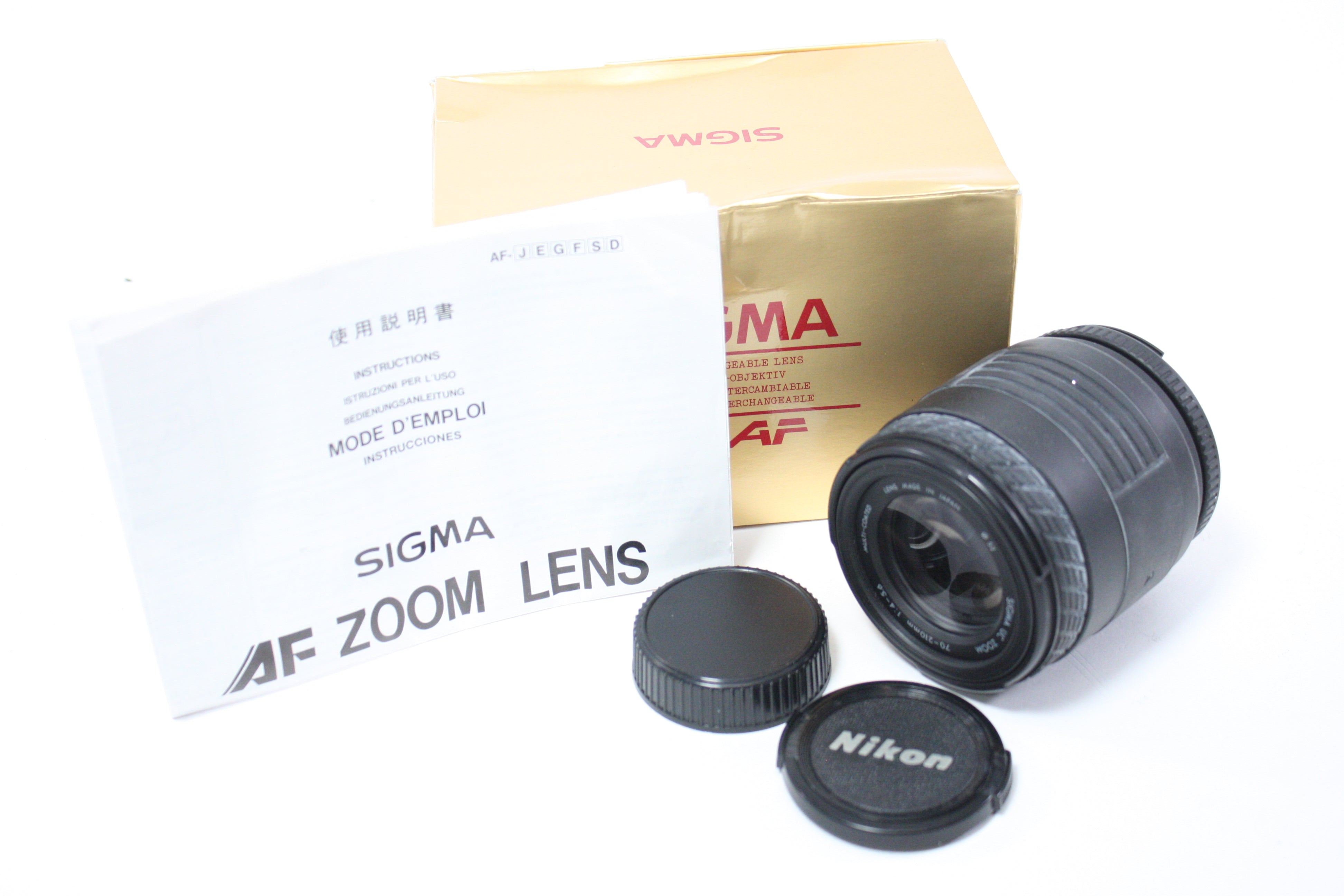 Sigma 70-210mm f/4-5.6 UC AF Zoom Lens for Nikon F Mount